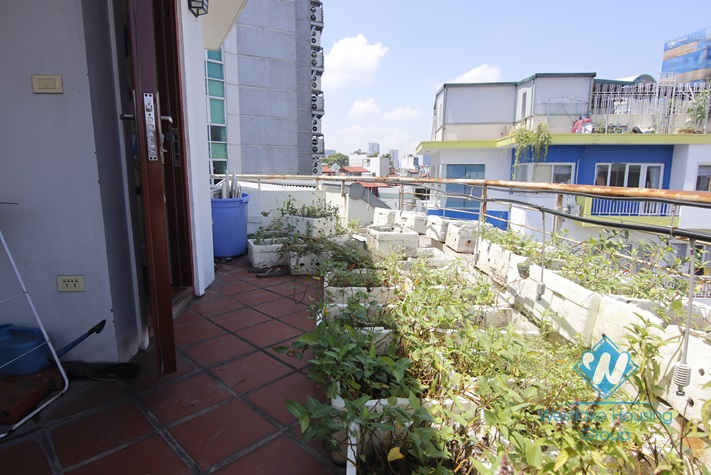 Big 05 bedrooms house with yard and nice garden for rent in Ba Dinh area.